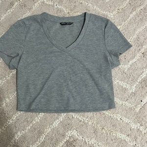 Grey Shein Crop